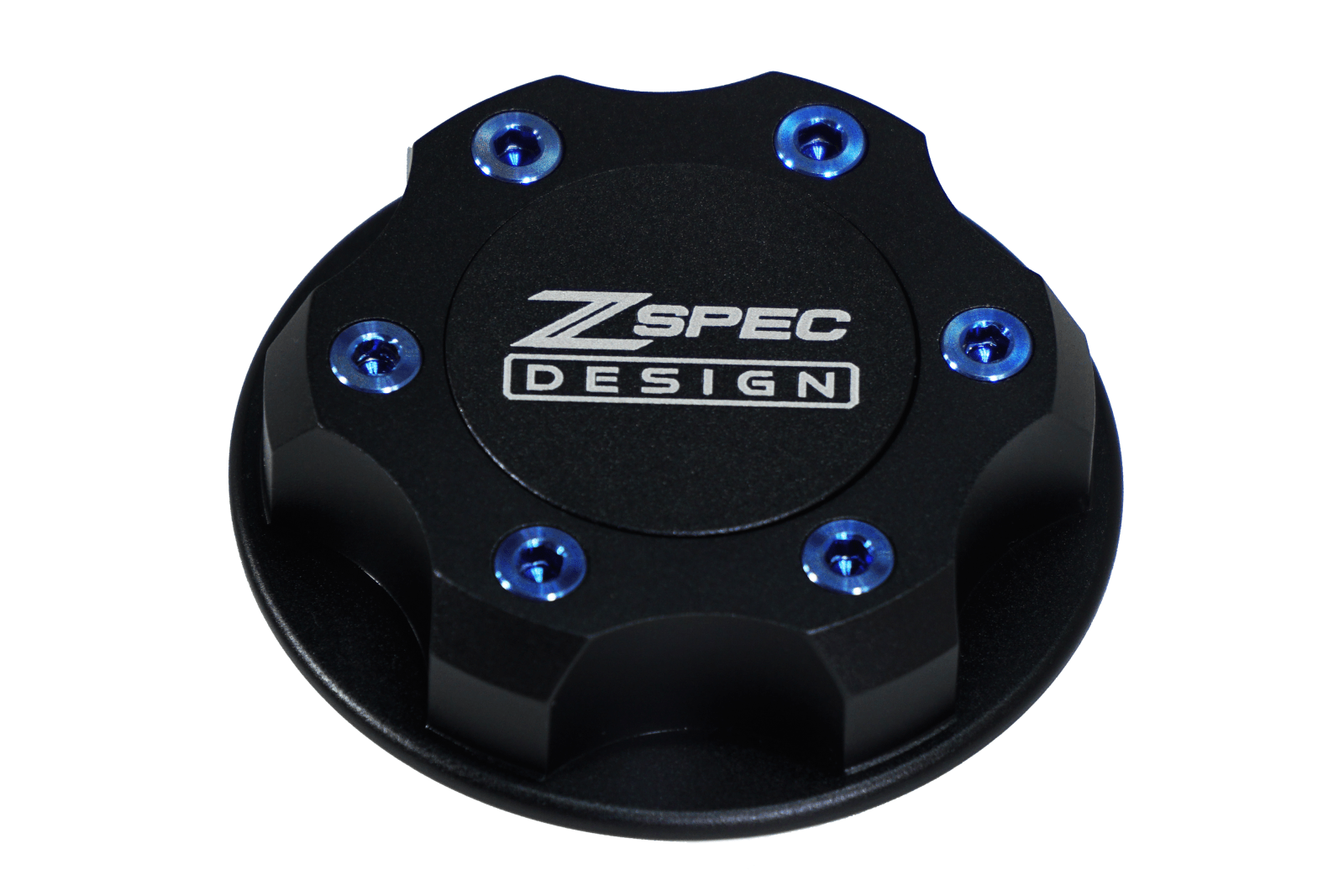 ZSPEC Billet Oil Filler Cap - Black w/ Titanium Accents, Engine Bay Dress Up Nissan Datsun Z ZX 300zx 350z 370z Frontier RZ34 Titan VQ35/37/38/40 VR30/38 RB20/26/26/30 VK56 VG30 & Datsun L-Series L24/26/28