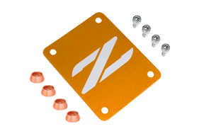ZSPEC Orange-Gold Billet PTU Holes Cover Plate for Z32 300zx Billet Engine Bay Dress Up Bolts Hardware Performance Accessory Red Black Gold Purple Silver Blue