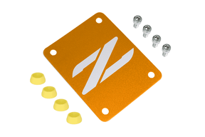 ZSPEC Orange-Gold PTU Holes Cover Plate for Z32 300zx, Billet, w/ Hardware Vehicle Parts & Accessories ZSPEC Design LLC.