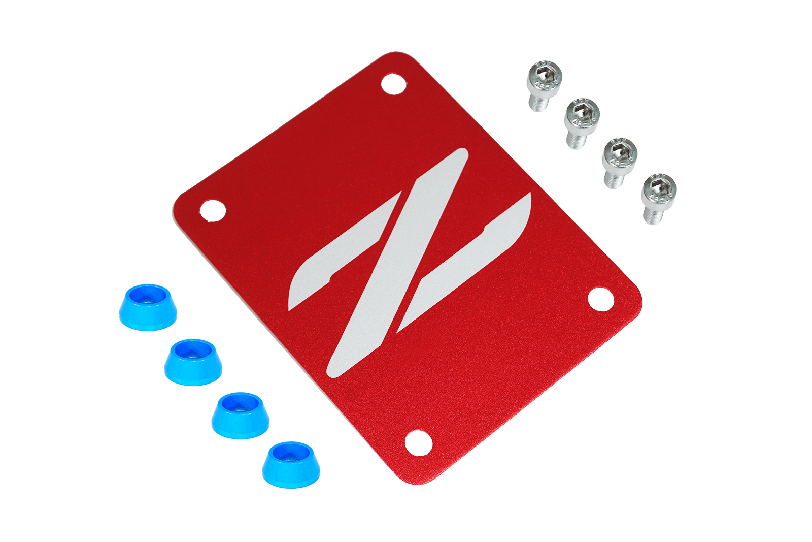 ZSPEC Red Billet PTU Holes Cover Plate for Z32 300zx nissan nismo engine bay dress up vg30de vg30dett power transistor unit
