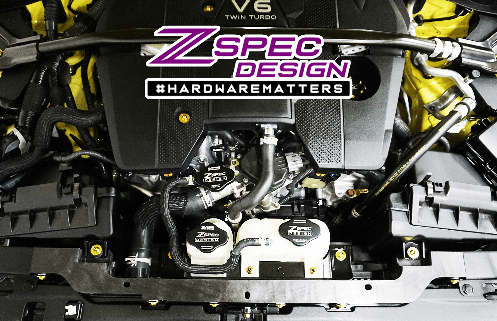 ZSPEC Billet Radiator Cap Cover for'23+ Nissan Z RZ34 Billet Engine Bay Dress Up Bolts Hardware Performance Accessory Red Black Gold Purple Silver Blue Not 400z