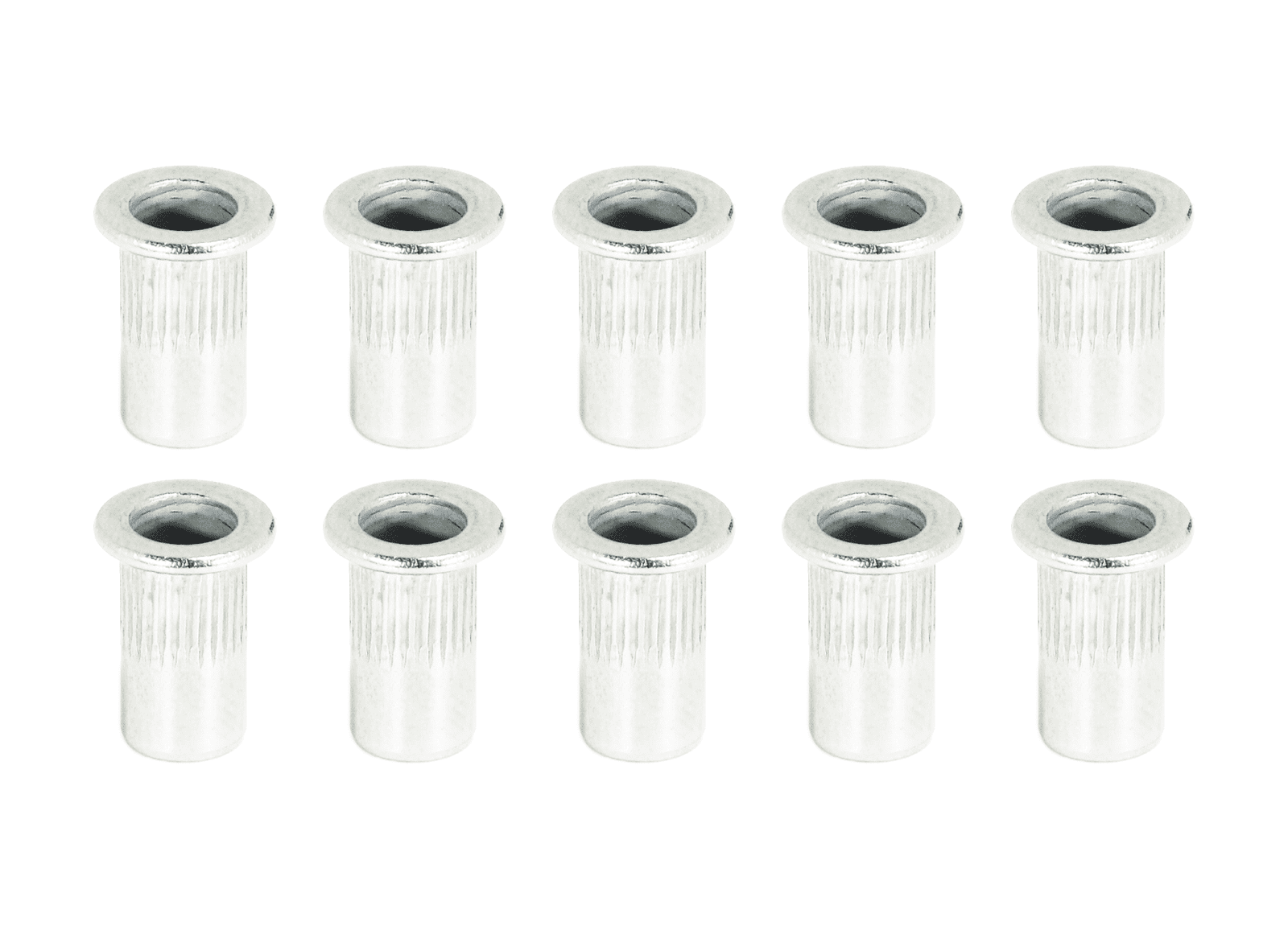 ZSPEC M6-1.0 Rivet Nuts, SUS304 Stainless Steel, 10-Pack - ZSPEC Design LLC - Hardware Fasteners - 10-pack, Body, body hardware, Dress Up Bolt, m6, Rivet Nut, Stainless - zspecdesign.com
