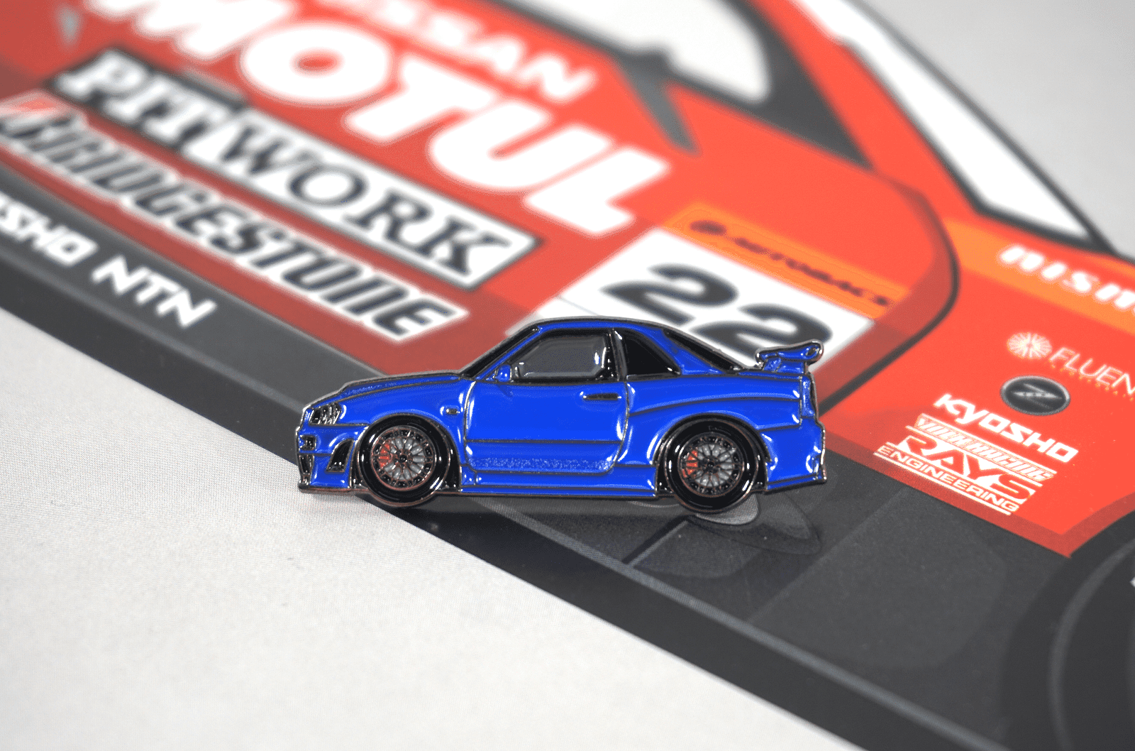 ZSPEC Nissan Skyline GT-R R34 Tribute Lapel / Hat Pin - ZSPEC Design LLC - Collectibles - accessory, gt-r, gtr, lapel, lifestyle, nissan, nissan pin, pin, R34, skyline - zspecdesign.com