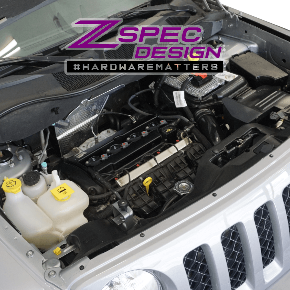 ZSPEC "Stage 2" Dress Up Bolts® Fastener Kit for Jeep Patriot & Compass, Stainless & Billet - ZSPEC Design LLC - Hardware Fasteners - cherokee, Fastener Kit, jeep, stage 2, v6, Washer Color - zspecdesign.com