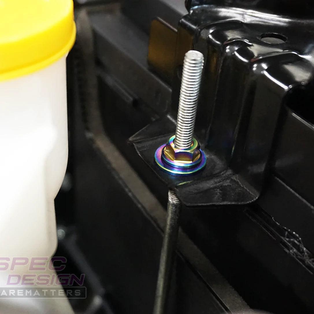 ZSPEC "Stage 2" Fastener Kit for '22+ Subaru WRX & Legacy, Titanium - ZSPEC Design LLC - Hardware Fasteners - Fastener Kit, stage 2, sti, subaru wrx, Washer Color - zspecdesign.com