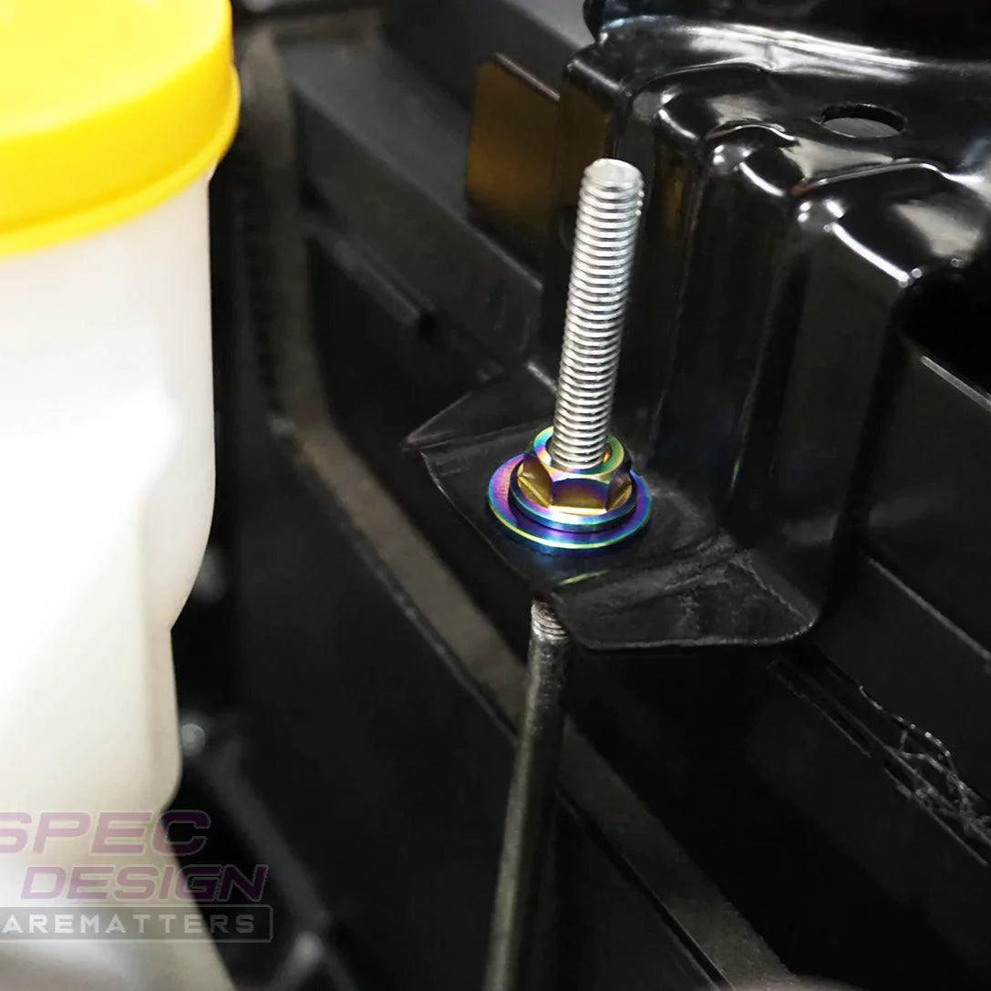 ZSPEC "Stage 1" Dress Up Bolts® Fastener Kit for '22+ Subaru WRX & Legacy, Titanium - ZSPEC Design LLC - Hardware Fasteners - Fastener Kit, stage 1, sti, subaru wrx, Washer Color - zspecdesign.com