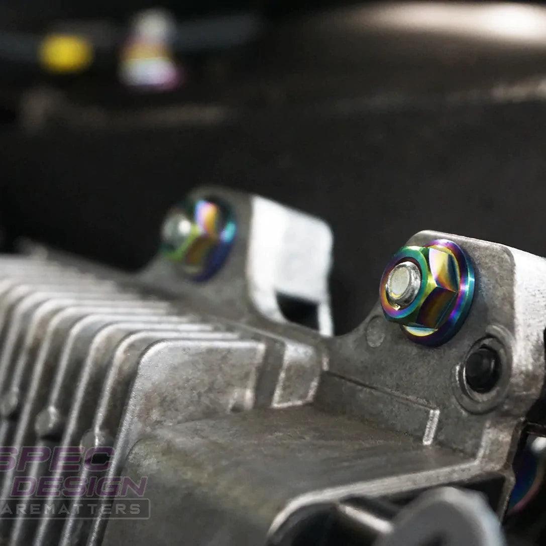 ZSPEC "Stage 1" Dress Up Bolts® Fastener Kit for '22+ Subaru WRX & Legacy, Titanium - ZSPEC Design LLC - Hardware Fasteners - Fastener Kit, stage 1, sti, subaru wrx, Washer Color - zspecdesign.com