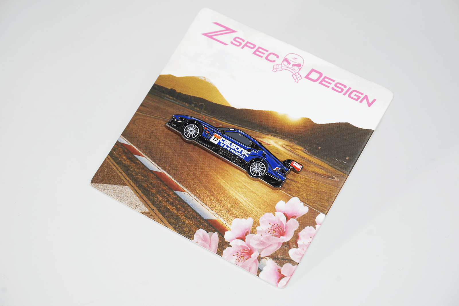 2022 SuperGT Season Nissan Z (RZ34) Race-Car Collection - Five Pin Set - ZSPEC Design LLC - Hardware Fasteners - accessory, bob sharp, bsr, lapel, lifestyle, nissan, nissan pin, pin, race car pin, RZ34, Z - zspecdesign.com