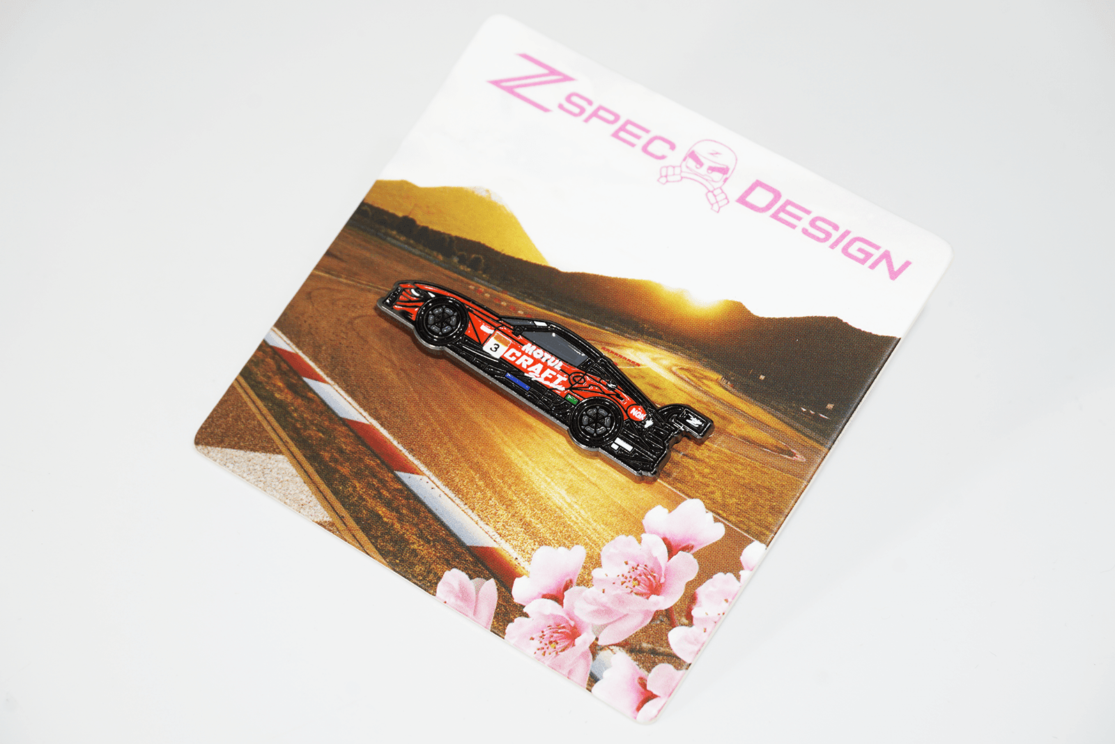 2022 SuperGT Season Nissan Z (RZ34) Race-Car Collection - Five Pin Set - ZSPEC Design LLC - Hardware Fasteners - accessory, bob sharp, bsr, lapel, lifestyle, nissan, nissan pin, pin, race car pin, RZ34, Z - zspecdesign.com