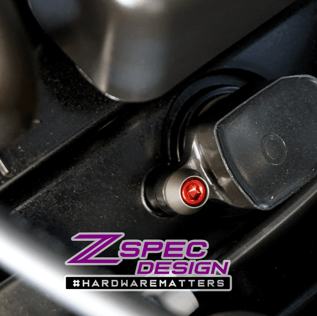 ZSPEC "Stage 2" Dress Up Bolts® Fastener Kit for '05-21 Nissan Frontier D40, Titanium & Billet - ZSPEC Design LLC - Hardware Fasteners - 2022, d40, Fastener Kit, frontier, nissan, pro-4x, stage 2, Washer Color - zspecdesign.com