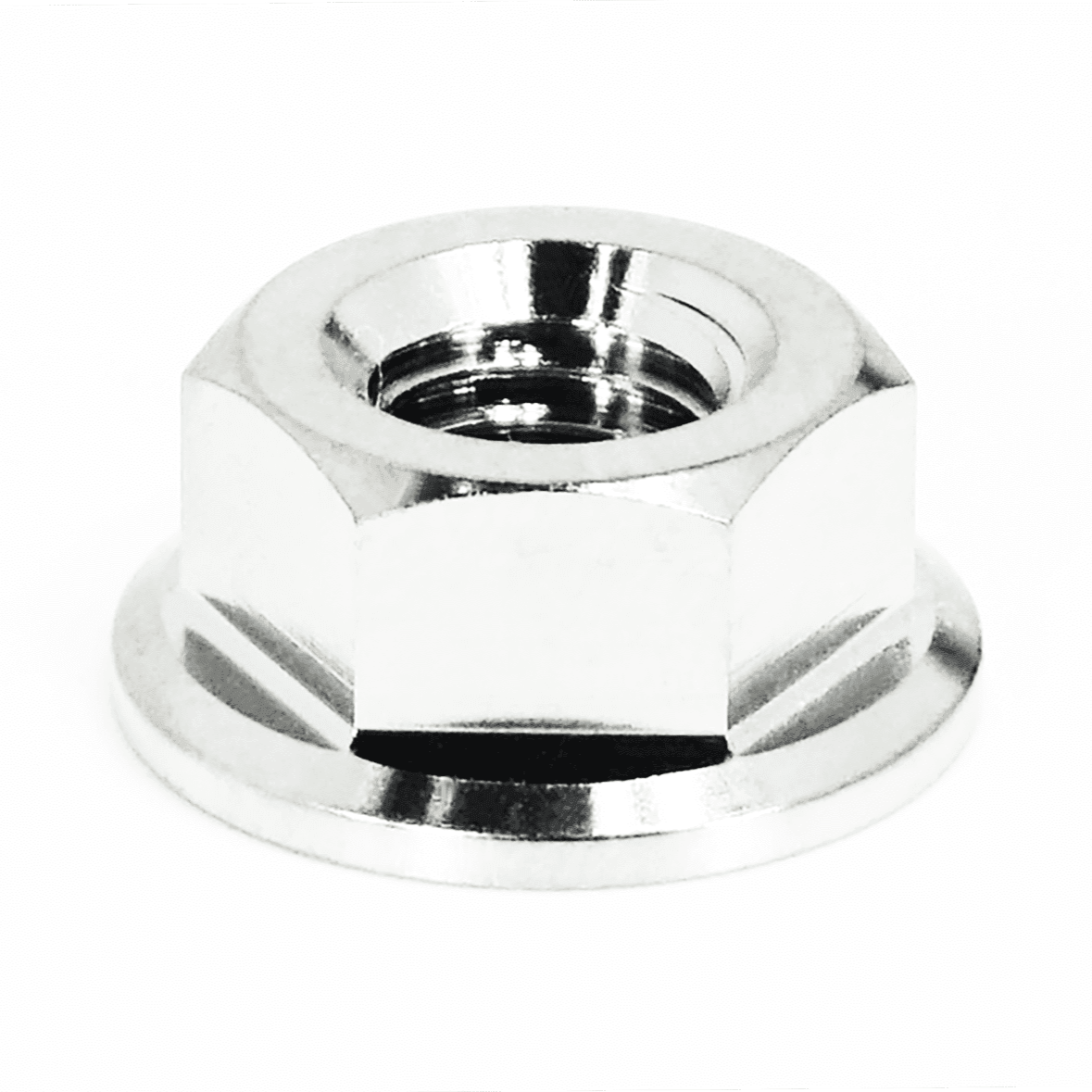 ZSPEC M8-1.25 Metric Flare Nut, Titanium Grade-5, Per Each - ZSPEC Design LLC - Hardware Fasteners - flare nut, hardware, m8, nut, per each, titanium - zspecdesign.com