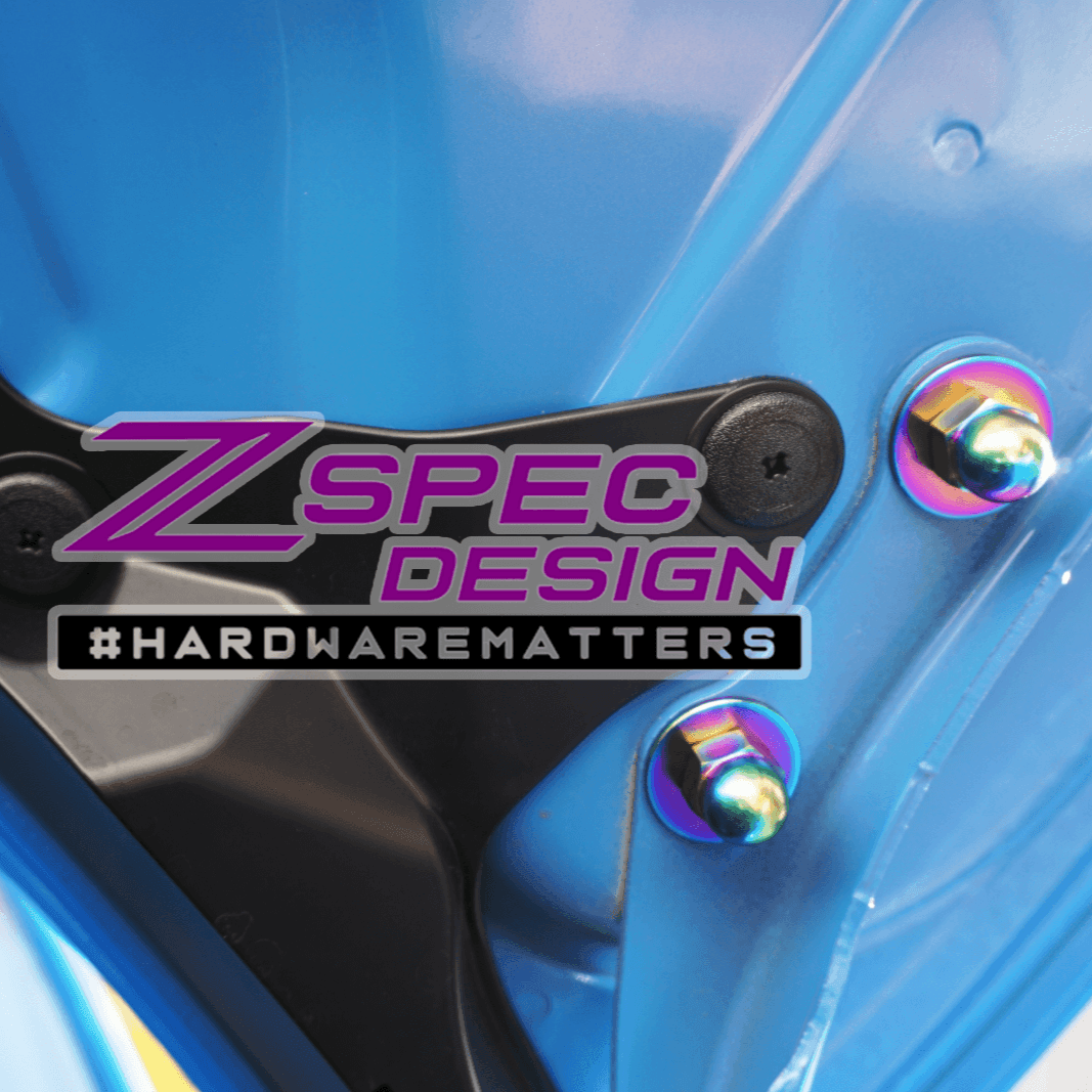 ZSPEC "Stage 3" Dress Up Bolts® Fastener Kit for '22+ Toyota GR86 & Subaru BRZ, Titanium - ZSPEC Design LLC - Hardware Fasteners - 86, brz, Fastener Kit, stage 3, subaru, toyota - zspecdesign.com