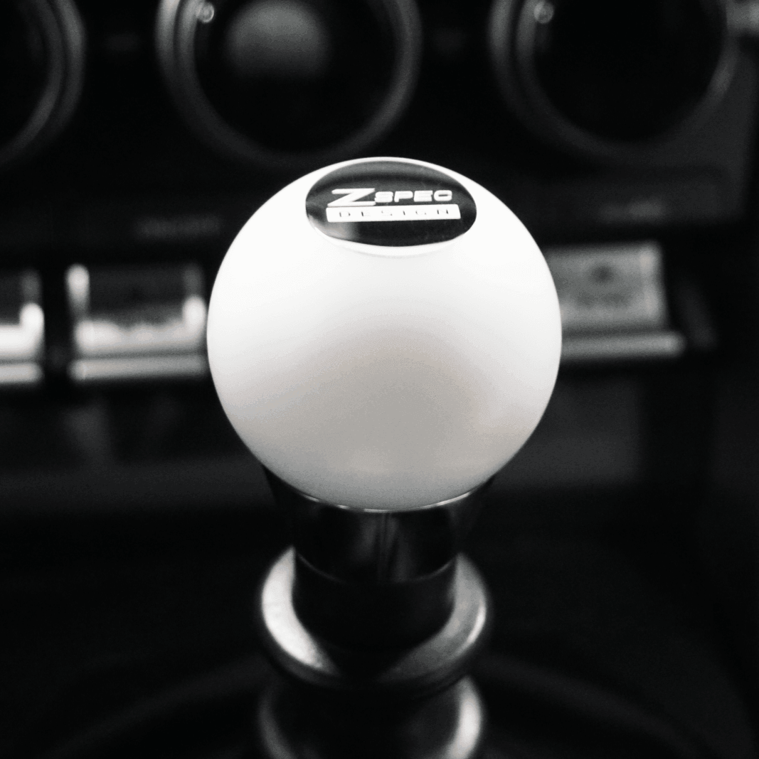 ZSPEC Shift Knob, M12-1.25, Delrin & Stainless, 4-Speed Shift Pattern Coin - ZSPEC Design LLC - Vehicle Parts & Accessories - 323, 626, accessory, EVO, EVO 10, mazdaspeed, mx3, Nismo, Nissan, patrol, probe, rx-7, rx7, Shift Knob - zspecdesign.com