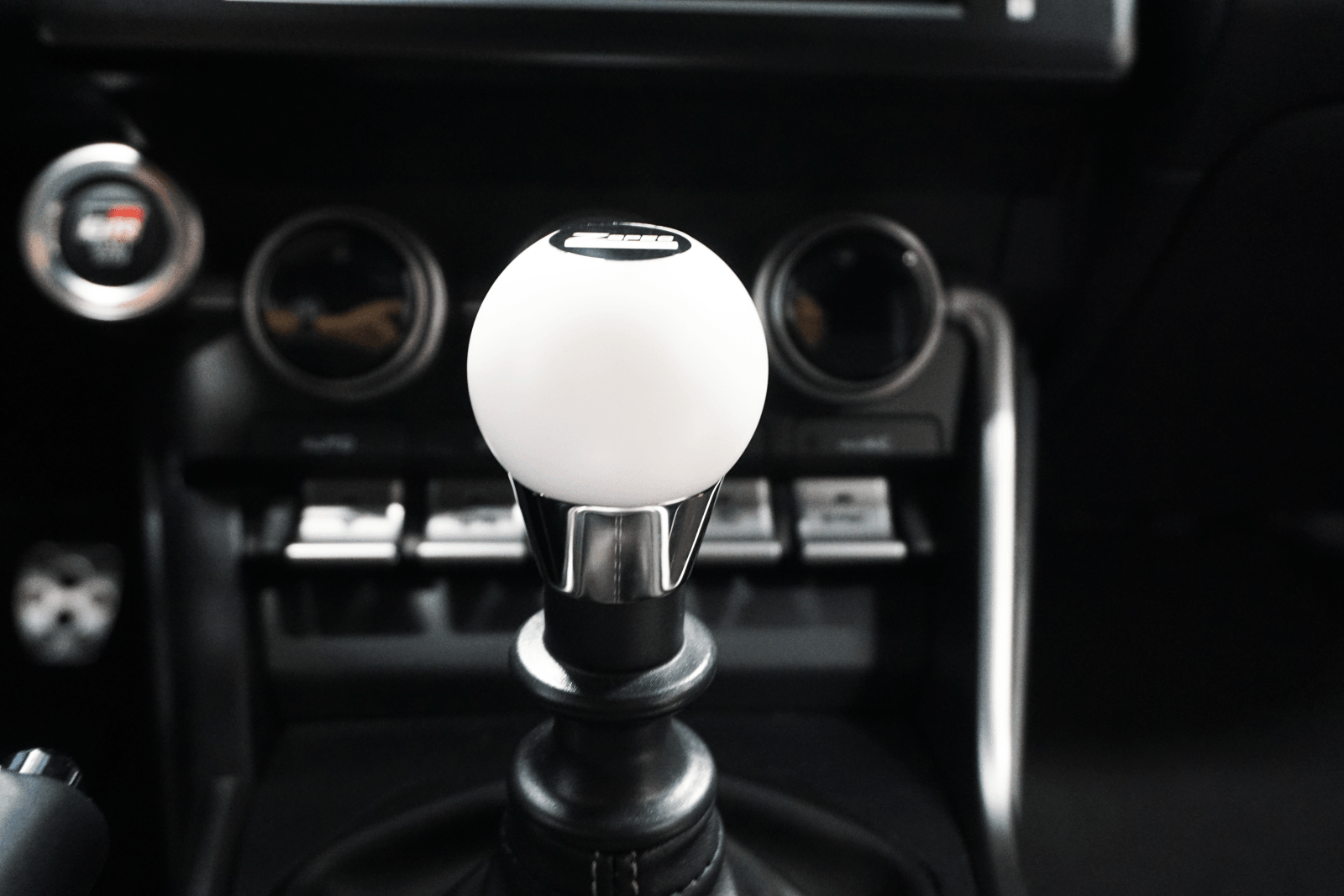 ZSPEC Shift Knob, M12-1.25, Delrin & Stainless, 6-Speed Shift Pattern Coin  Interior Performance Upgrade Accessory Dress Up Bolts Fasteners Hardware Matters SUS304 Black Red Blue White Car Auto Vehicle