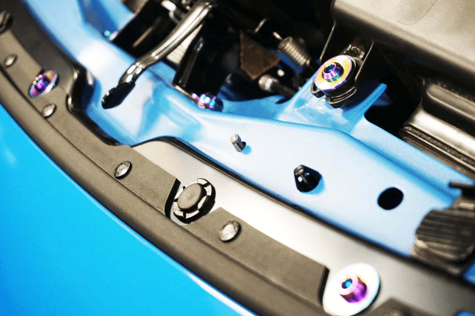 ZSPEC "Stage 2" Dress Up Bolts® Fastener Kit for Scion FRS, Subaru BRZ, Toyota 86 '13-21, Titanium - ZSPEC Design LLC - Hardware Fasteners - 86, brz, Fastener Kit, frs, scion, stage 2, subaru, toyota - zspecdesign.com