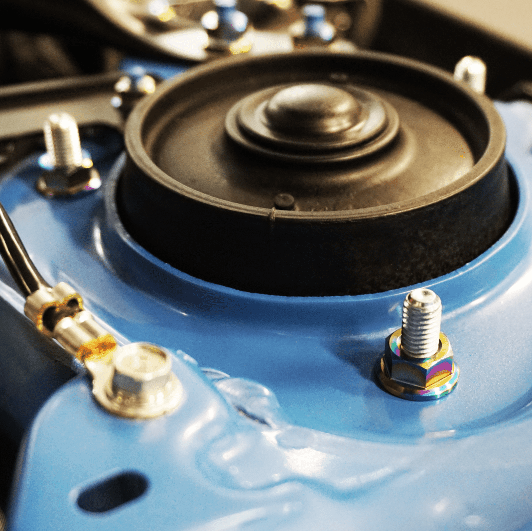 ZSPEC Front Shock Tower Nuts for FR-S/BRZ/Toy. 86/WRX/Outback/Impreza/STI, Titanium - ZSPEC Design LLC - Hardware Fasteners - 86, brz, frs, impreza, legacy, nuts, outback, scion, shock, sti, subaru, toyota, wrx - zspecdesign.com