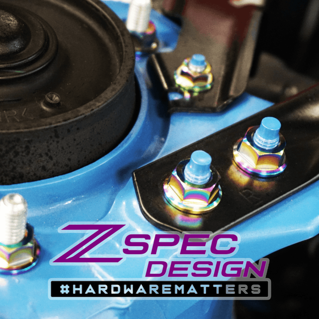 ZSPEC "Stage 3" Dress Up Bolts® Fastener Kit for '22+ Toyota GR86 & Subaru BRZ, Titanium - ZSPEC Design LLC - Hardware Fasteners - 86, brz, Fastener Kit, stage 3, subaru, toyota - zspecdesign.com