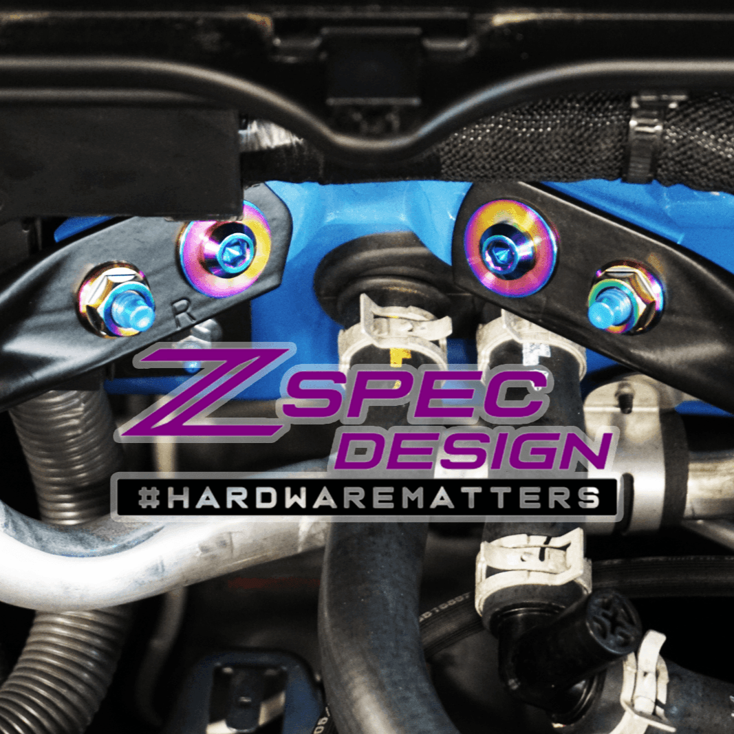 ZSPEC "Stage 2" Dress Up Bolts® Fastener Kit for '22+ Toyota GR86 & Subaru BRZ, Titanium - ZSPEC Design LLC - Hardware Fasteners - 86, brz, Fastener Kit, gr86, stage 2, subaru, toyota - zspecdesign.com