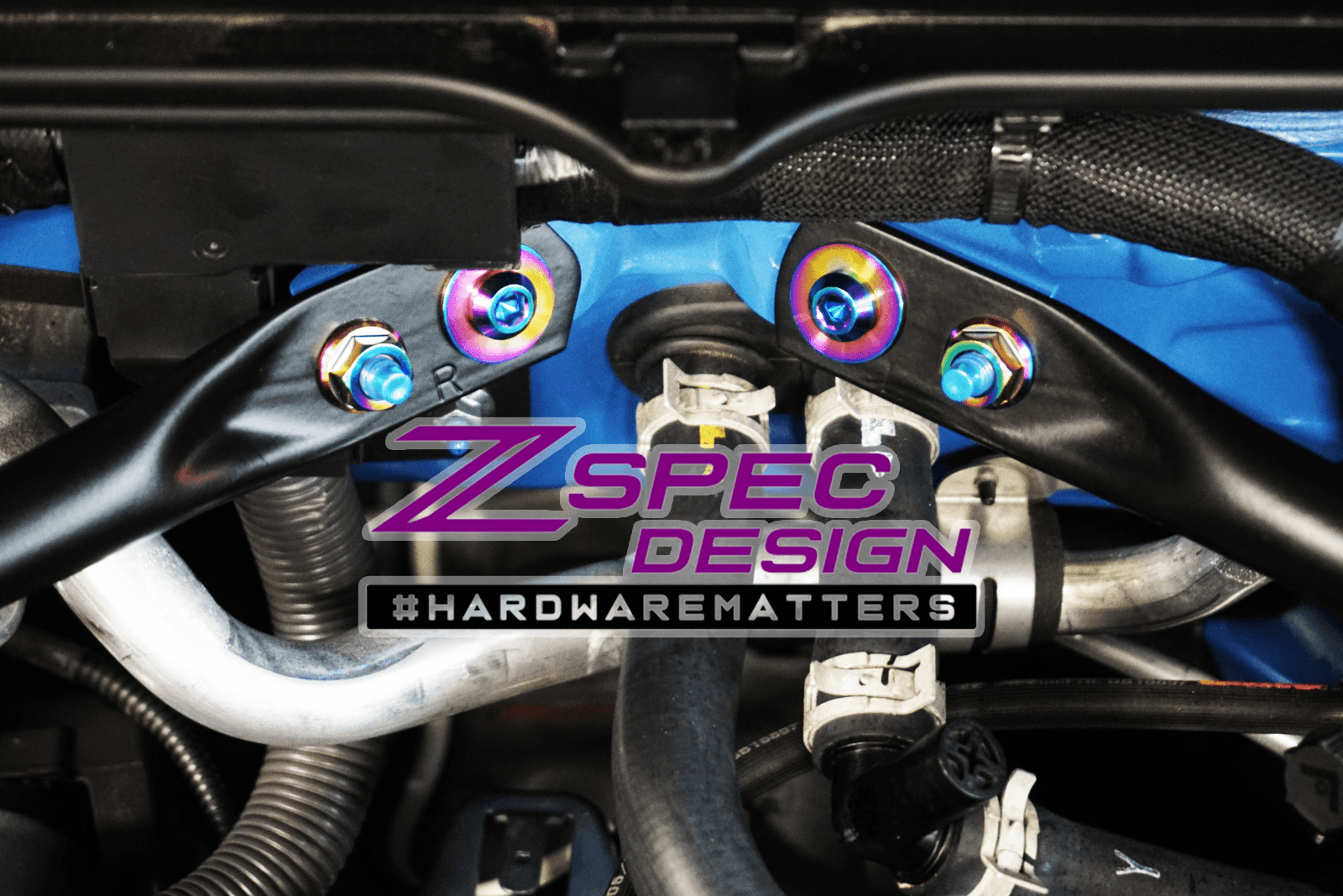 ZSPEC "Stage 2" Dress Up Bolts® Fastener Kit for '22+ Toyota GR86 & Subaru BRZ, Titanium - ZSPEC Design LLC - Hardware Fasteners - 86, brz, Fastener Kit, gr86, stage 2, subaru, toyota - zspecdesign.com