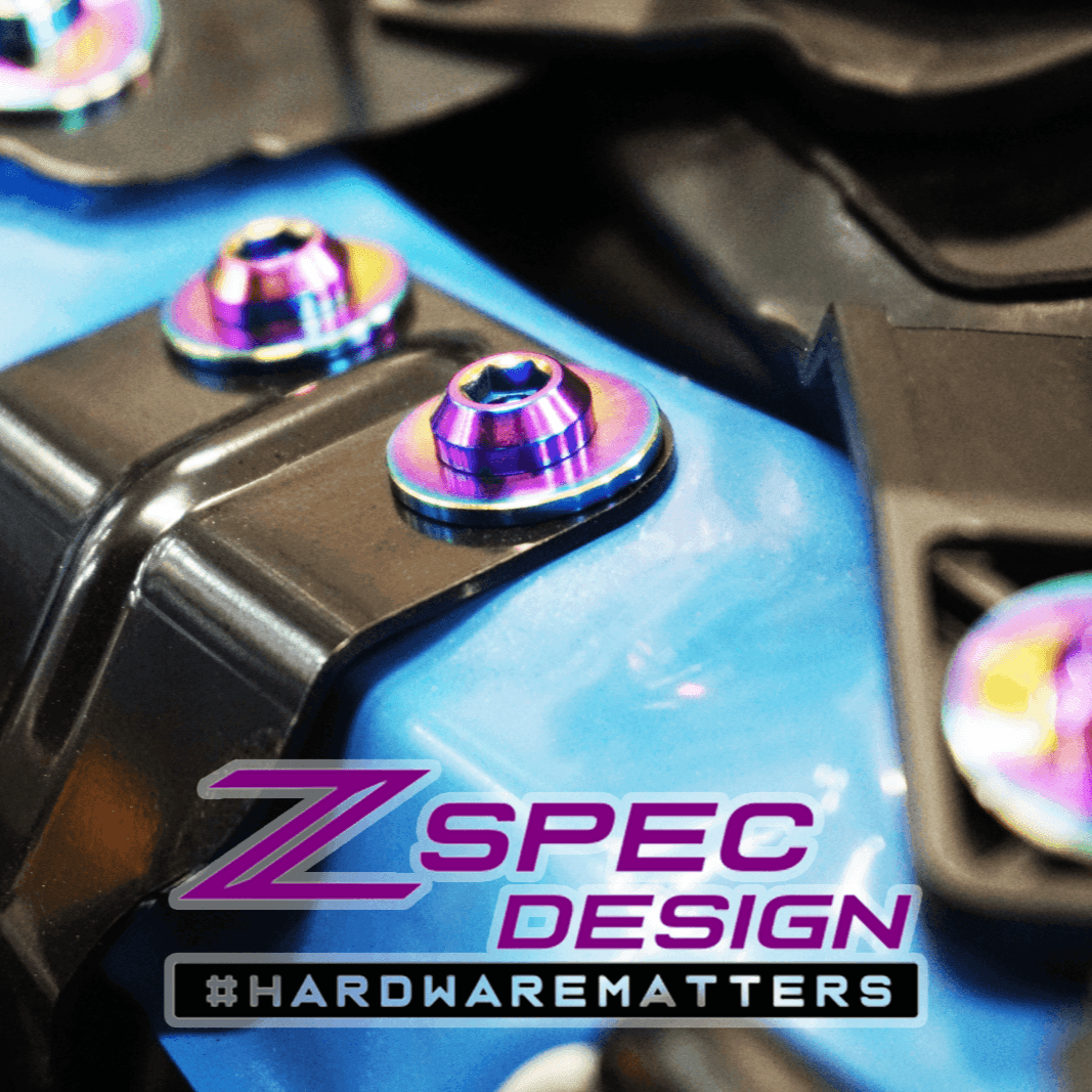 ZSPEC "Stage 3" Dress Up Bolts® Fastener Kit for '22+ Toyota GR86 & Subaru BRZ, Titanium - ZSPEC Design LLC - Hardware Fasteners - 86, brz, Fastener Kit, stage 3, subaru, toyota - zspecdesign.com
