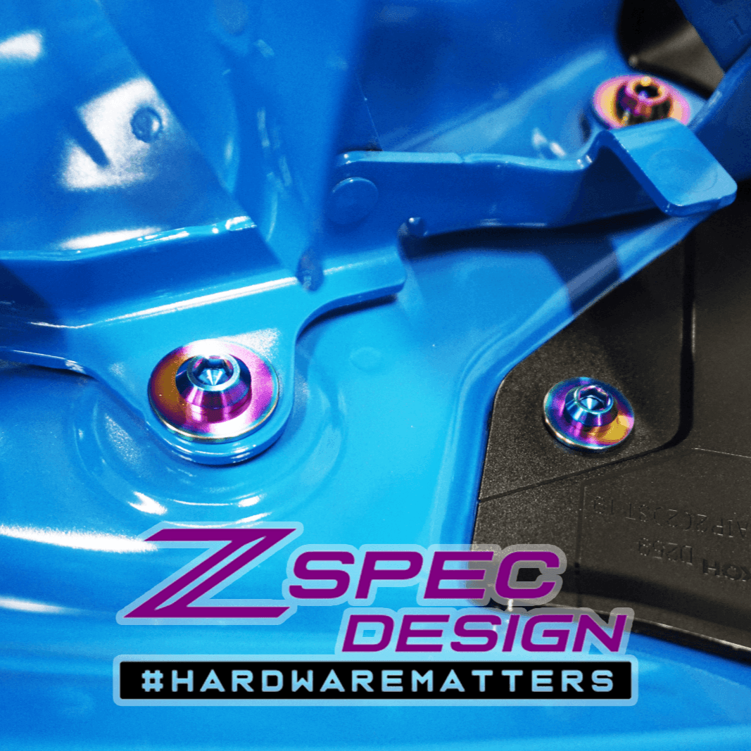ZSPEC Trunk Area Fastener Kit for '22+ Toyota GR86 & Subaru BRZ, Titanium - ZSPEC Design LLC - Hardware Fasteners - 86, brz, Fastener Kit, gr86, subaru, toyota - zspecdesign.com