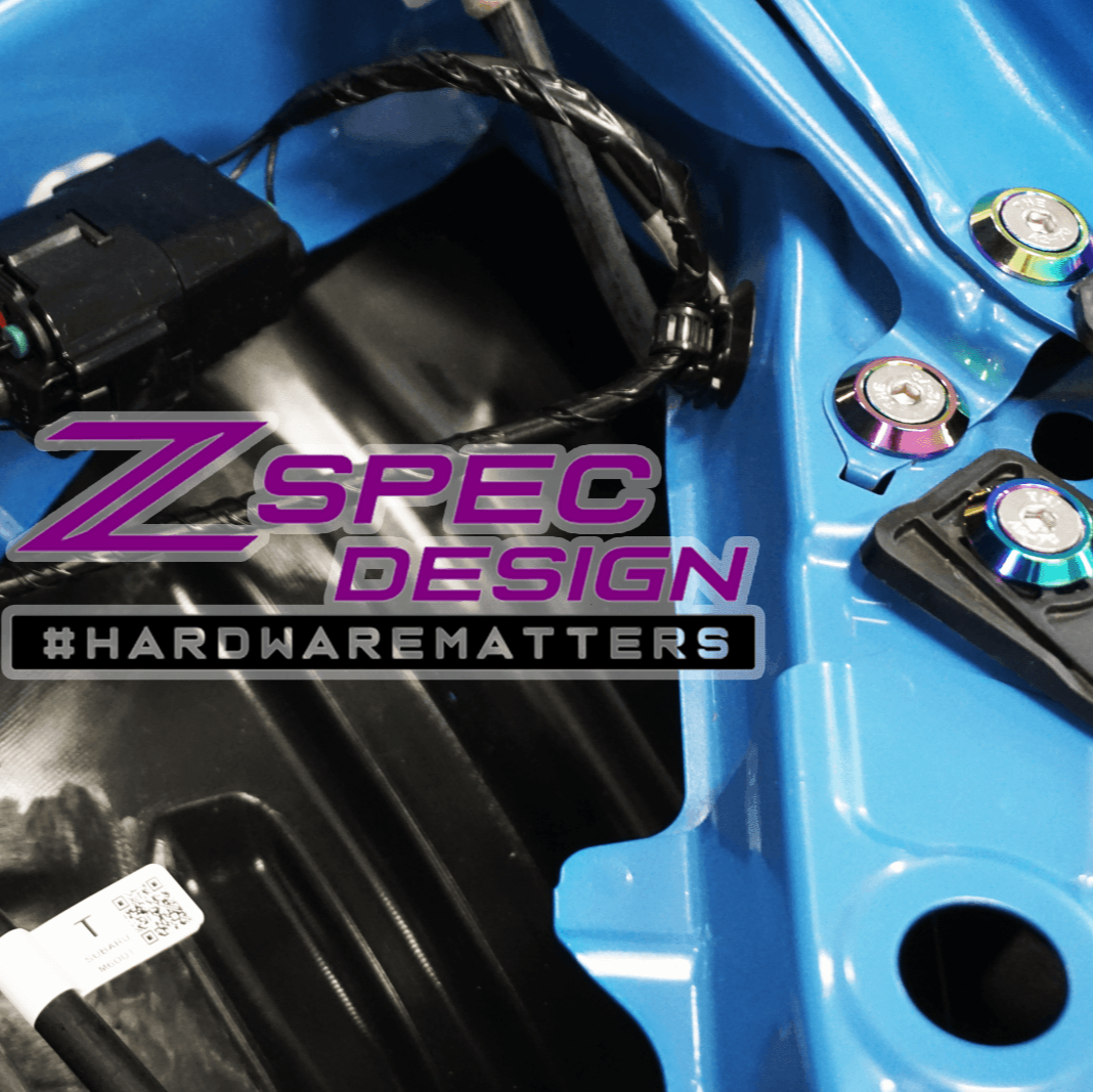 ZSPEC "Stage 2" Dress Up Bolts® Fastener Kit for '22+ Toyota GR86 & Subaru BRZ, Stainless & Billet - ZSPEC Design LLC - Hardware Fasteners - 86, brz, Fastener Kit, stage 2, subaru, toyota - zspecdesign.com