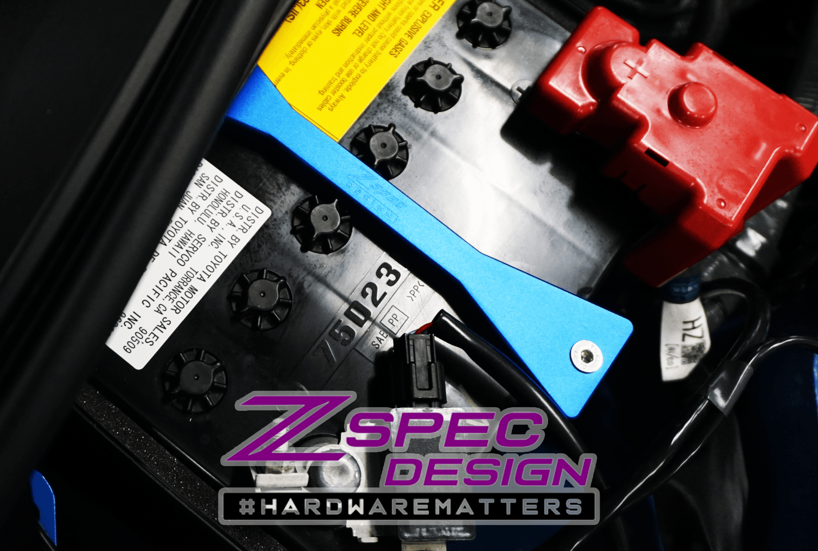 ZSPEC Battery Hold Down/Bracket, Billet Bracket w/ Stainless Hardware Battery Accessories ZSPEC Design LLC.