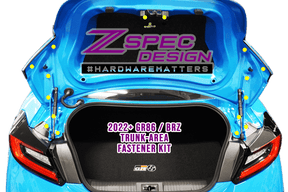 ZSPEC Trunk Area Fastener Kit for '22+ Toyota GR86 & Subaru BRZ, Stainless & Billet  Keywords Engine Bay Upgrade Performance Merchandise Grade-5 GR5 Dress Up Bolts Hardware Design Car Auto JDM USDM