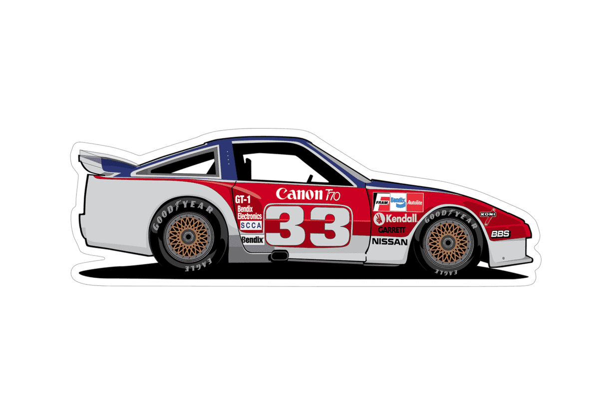 【送料関税無料】 | #33 Decal, Vinyl Car Sports 300zx Z31 Nissan ZSPEC LLC Design 絵画