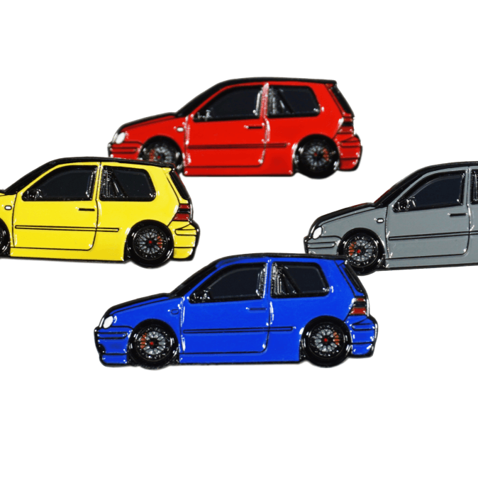 ZSPEC Collector Lapel / Hat Pin - Tribute to the MK4 Golf VW - ZSPEC Design LLC - Pin - accessory, lapel, lifestyle, pin, volkswagen, vw - zspecdesign.com