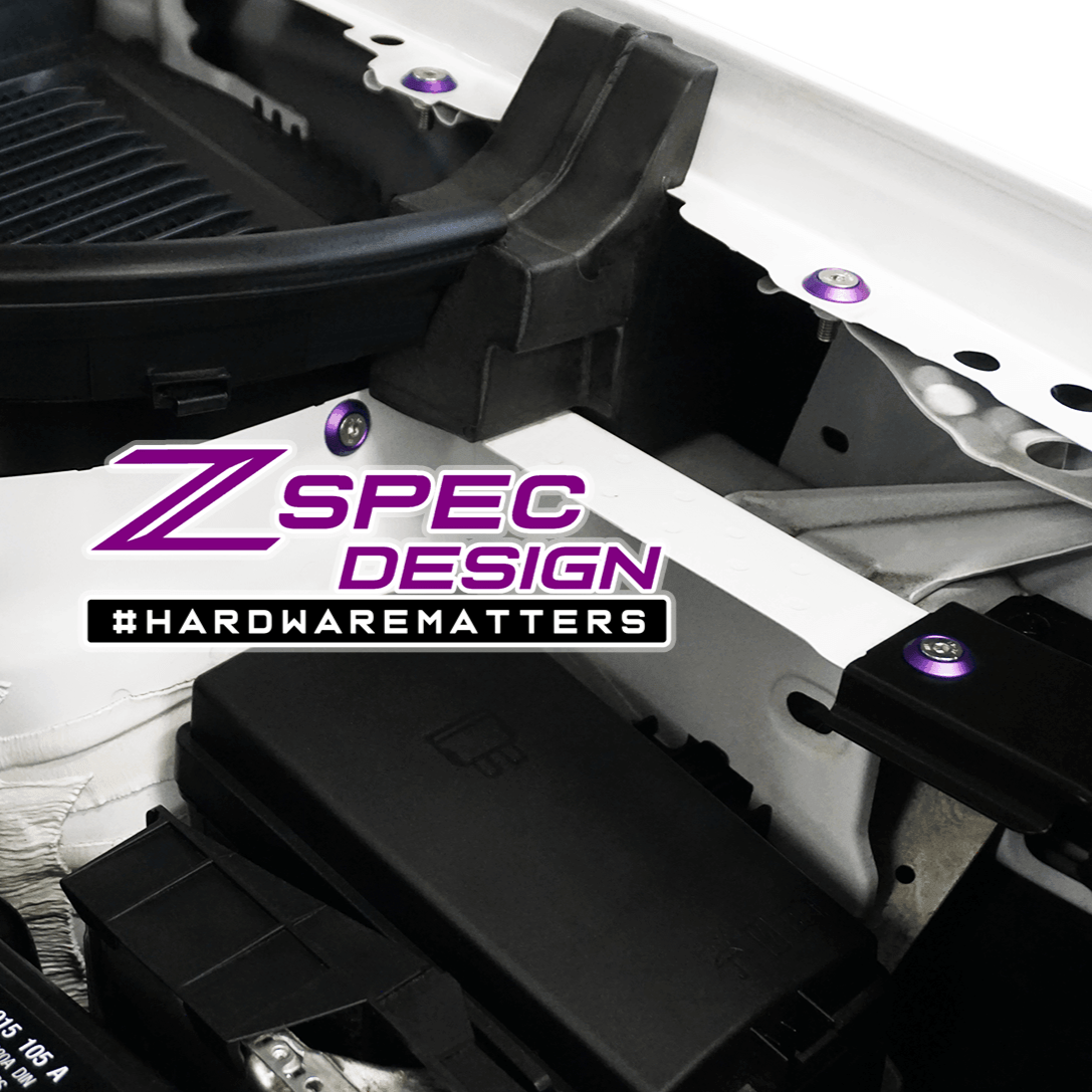 ZSPEC "Stage 1" Dress Up Bolts® Fastener Kit for '22+ VW Taos, Stainless & Billet - ZSPEC Design LLC - Hardware Fasteners - Fastener Kit, stage 1, taos, volkswagen, vw - zspecdesign.com