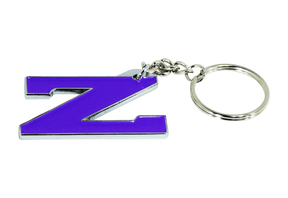 1 Piece Purple Female Key Chain Gradient Color Bear Car Key