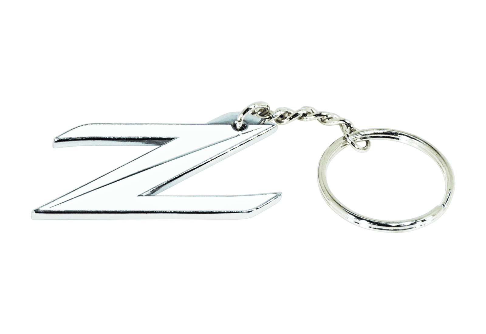 Chrome Silver Metal Keychain – Mercedes Benz Car Key Accessory, 777582007993US