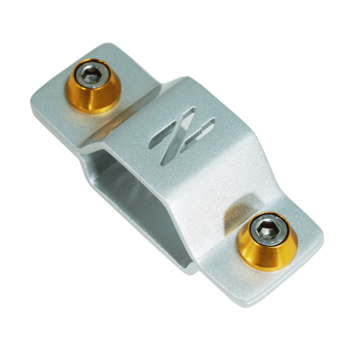 ZSPEC Battery Cable Bracket for '90-99 Nissan 300zx Z32, Stainless Steel, Silver Finish - ZSPEC Design LLC - Hardware Fasteners - 300zx, accessory, battery, bracket, nissan, z32 - zspecdesign.com