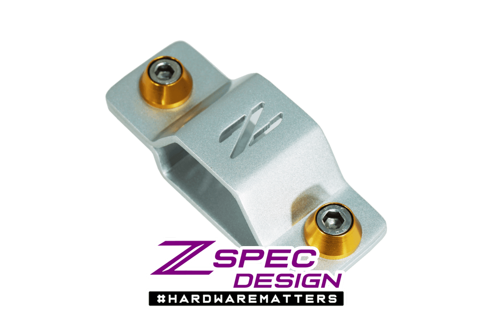 ZSPEC Battery Cable Bracket for '90-99 Nissan 300zx Z32, Stainless Steel, Silver Finish - ZSPEC Design LLC - Hardware Fasteners - 300zx, accessory, battery, bracket, nissan, z32 - zspecdesign.com